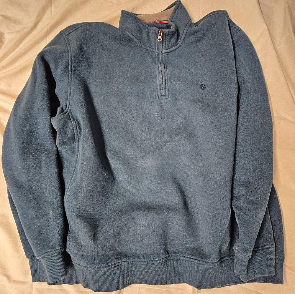 Teal Izod 1/4 zip pullover